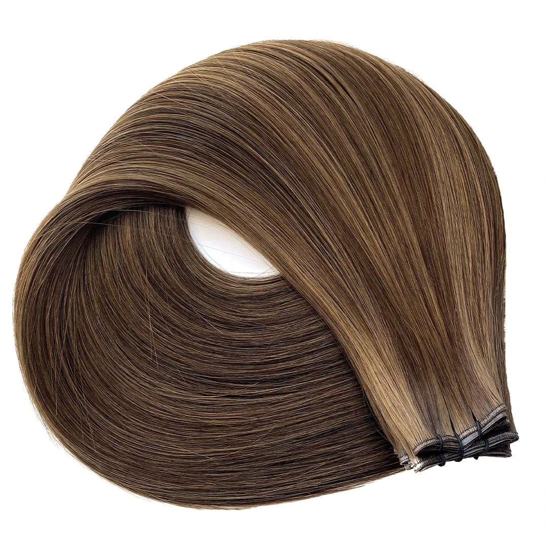 Chestnut Balayage hair extension shade #2/6
