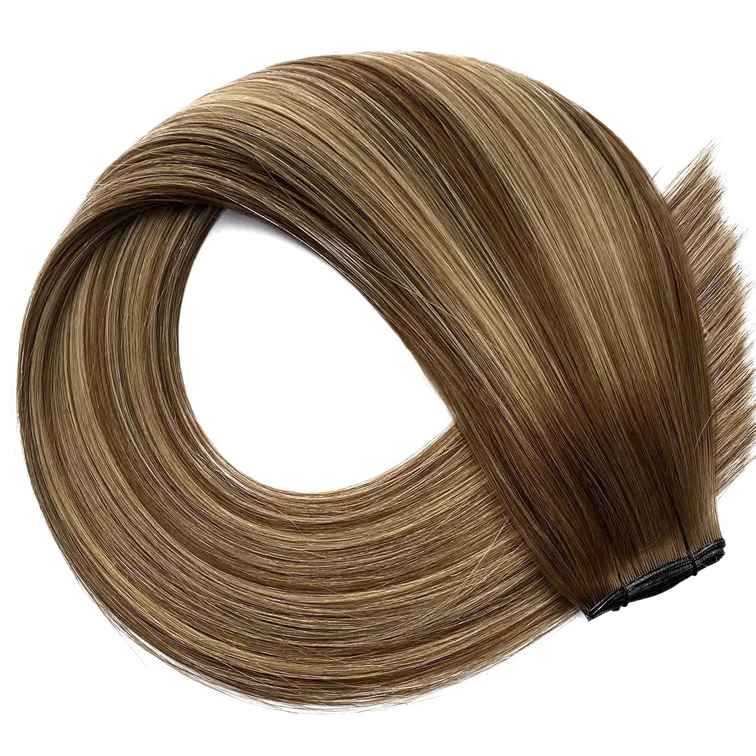 Warm Chocolate Balayage hair extension shade #4/8
