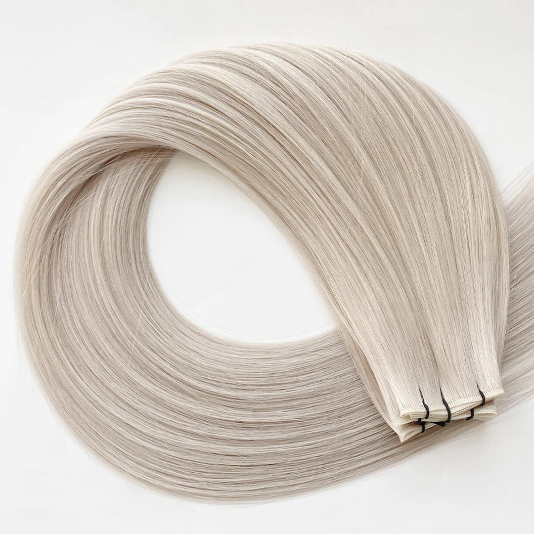 Silver Ash hair extension shade #60A